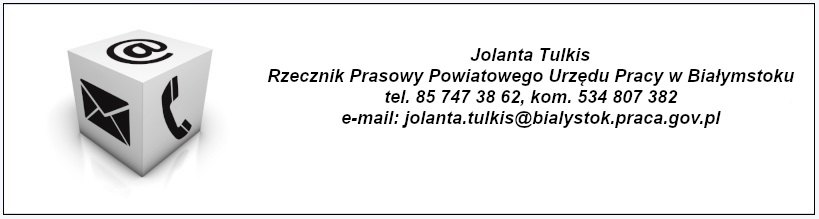 Rzecznik prasowy, Jolanta Tulkis, tel. 85 747 38 62, kom. 534 807 382